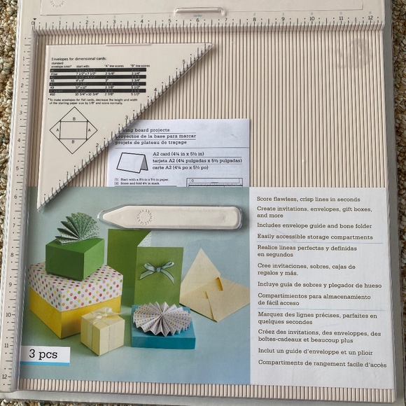Martha Stewart Scoring board 3 piece set New - Picture 1 of 3